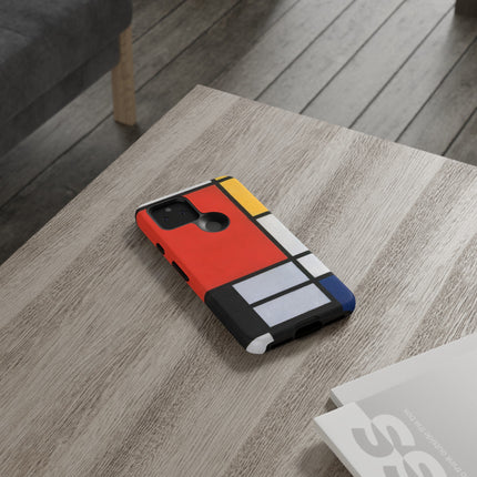 Composition with Red, Yellow, Blue, and Black by Piet Mondrian Phone Cases