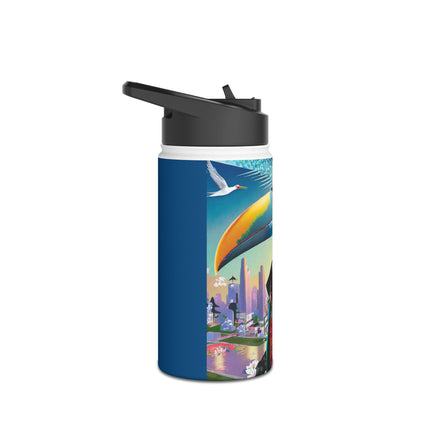 Cyber Toucan Chic Stainless Steel Water Bottle