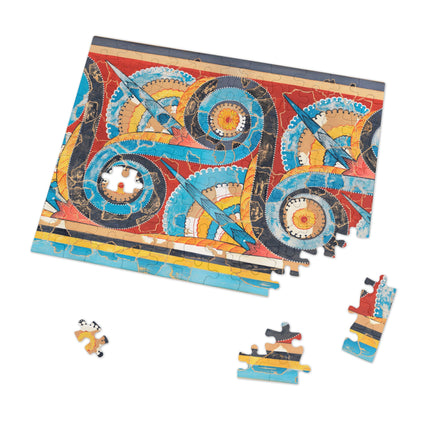 Reproduction of S-Spiral Frieze by Emile Gilliéron Jigsaw Puzzle (30, 110, 252-Piece)