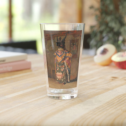 A Buddhist Lama at a Feast at Pemionchi Monastery by Vasily Vereshchagin Glass, 16oz