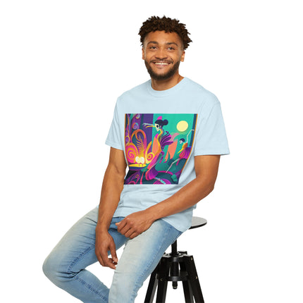 Dance of the Skeleton Ballerinas Unisex Garment-Dyed T-shirt