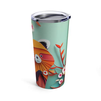 A Playful Red Panda Tumbler 20oz