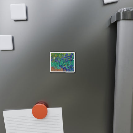 Irises by Vincent Van Gogh Die-Cut Magnets (5 Sizes)