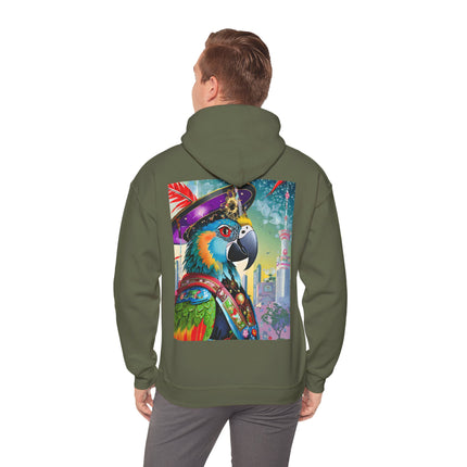 The Parrot Aristocrat – Heavy Blend™ Hooded Sweatshirt