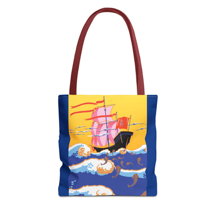 Golden Seas and Whimsical Dreams Tote Bag (AOP)