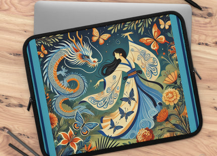 Fairy Waltz in the Butterfly Garden Laptop Sleeve