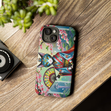 Cyberpunk Geisha Phone Cases