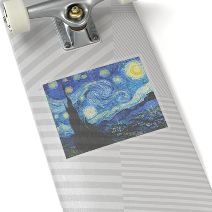 The Starry Night by Vincent Van Gogh Kiss-Cut Stickers (4 Sizes)