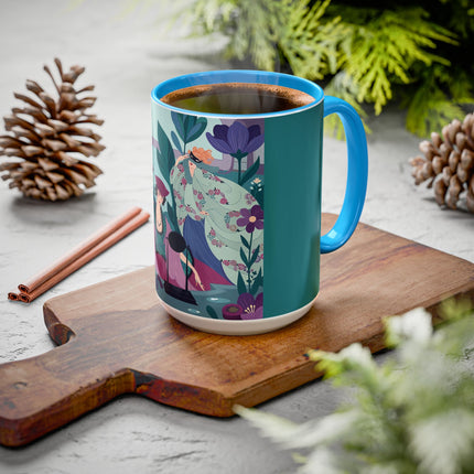 The Ladies Of The Secret Masquerade Colorful Mugs – Art Deco Floral Mystery