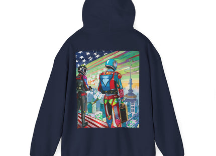 NSA Cyber Punk Computer Hacking Team – Heavy Blend™ Hooded Sweatshirt
