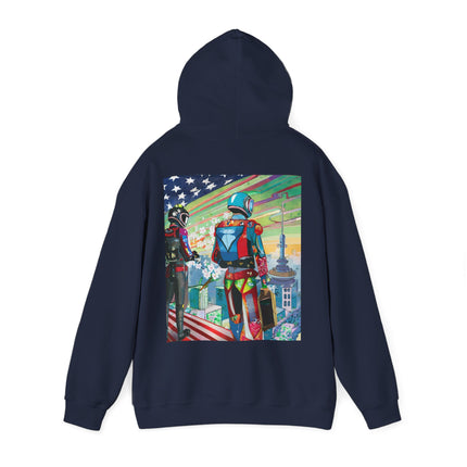NSA Cyber Punk Computer Hacking Team – Heavy Blend™ Hooded Sweatshirt