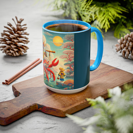The Celestial Crab Navigator Colorful Mugs (11oz, 15oz)