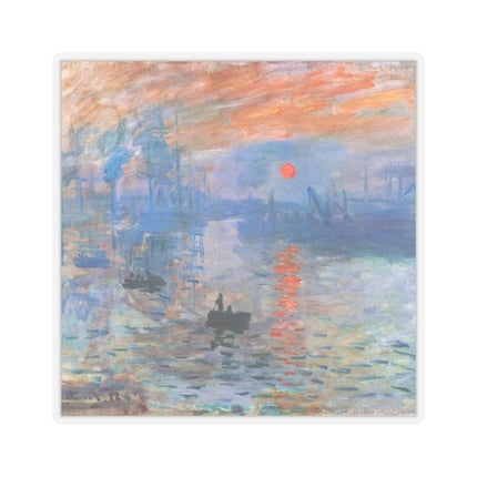 Sunrise by Claude Monet Kiss-Cut Stickers (4 Sizes)