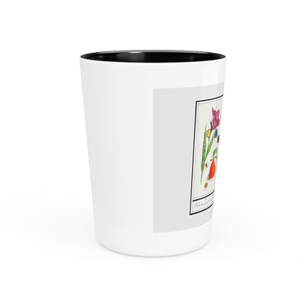 Natural History Ensemble, No. 17 by Anselmus Boëtius de Boodt Ceramic Shot Glass