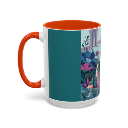 The Ladies Of The Secret Masquerade Colorful Mugs – Art Deco Floral Mystery
