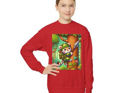 Stealthy Stripes Youth Crewneck Sweatshirt