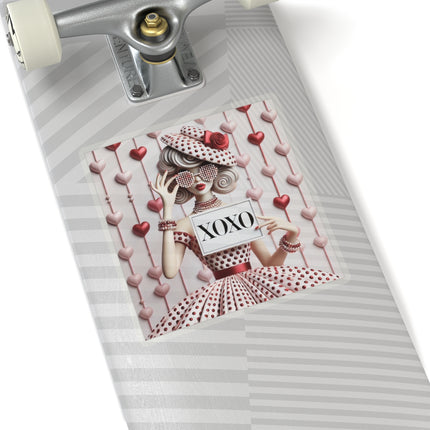 Fashionably Yours, XOXO Kiss-Cut Stickers (4 Sizes)