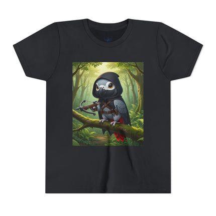 The African Grey Sentinel Youth Short Sleeve Tee