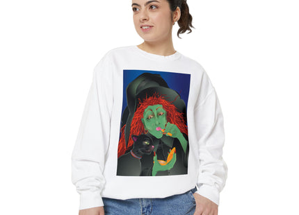 Mirror, Mirror A Witch's Touch Unisex Garment-Dyed Sweatshirt