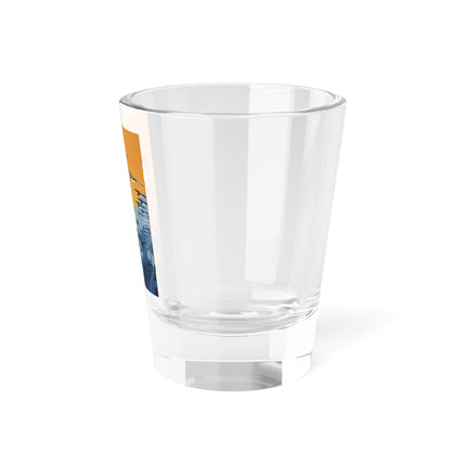 Falcon Mistress Shot Glass – Art Deco Majesty & Mythic Freedom
