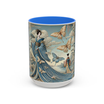 Butterfly Empress Colorful Mug – Graceful Butterflies & Timeless Elegance