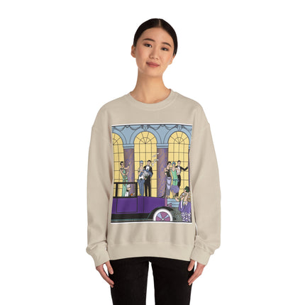 Au Revoir by George Barbier Heavy Blend™ Crewneck Sweatshirt