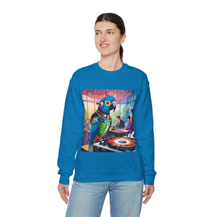 Parrot DJ Unisex Heavy Blend™ Crewneck Sweatshirt