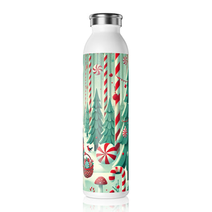 Enchanted Candy Forest Slim Water Bottle