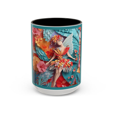 Hibiscus Fairy Colorful Mugs (11oz, 15oz)