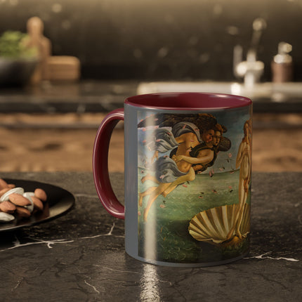 Birth of Venus by Sandro Botticelli Colorful Mugs (11oz, 15oz)