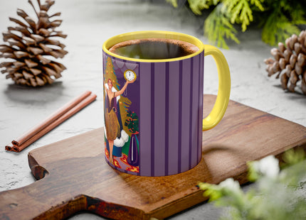 Countdown to Christmas Elegance Colorful Mugs (11oz, 15oz)