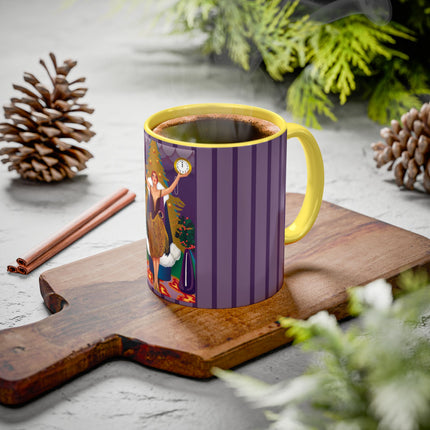 Countdown to Christmas Elegance Colorful Mugs (11oz, 15oz)