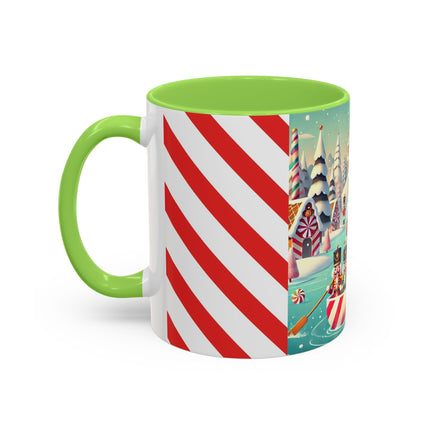 Nutcracker Candy-Striped Adventure Colorful Mugs (11oz, 15oz)