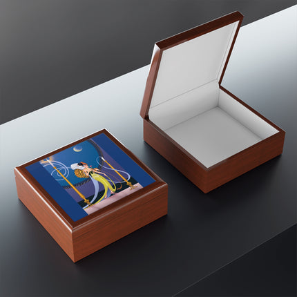 Smoke and Secrets: A Glamorous Encounter in Prohibition Era Jewelry Box