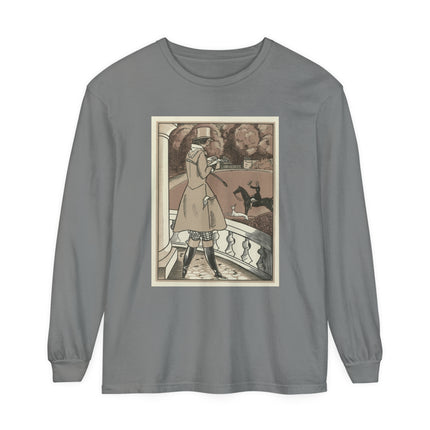 Amazone by Fernand Siméon Unisex Garment-dyed Long Sleeve T-Shirt
