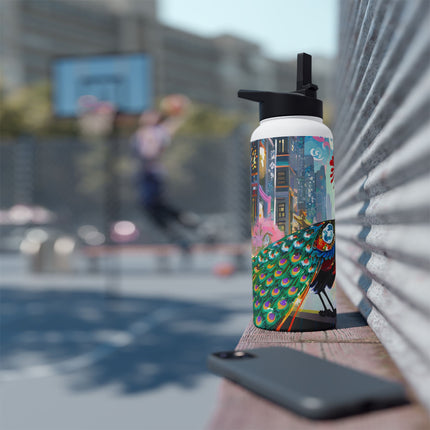 Techno Plumes Stainless Steel Water Bottle
