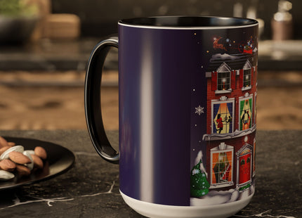 A Christmas Eve Celebration Colorful Mugs (11oz, 15oz)
