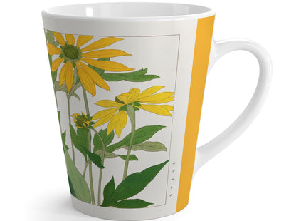 Clerodendrum & Rudbeckia by Tanigami Kônan Latte Mug