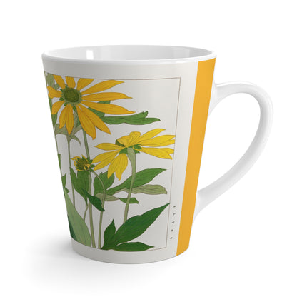 Clerodendrum & Rudbeckia by Tanigami Kônan Latte Mug