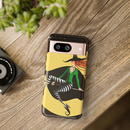 A Witch’s Moonlit Flight Phone Cases