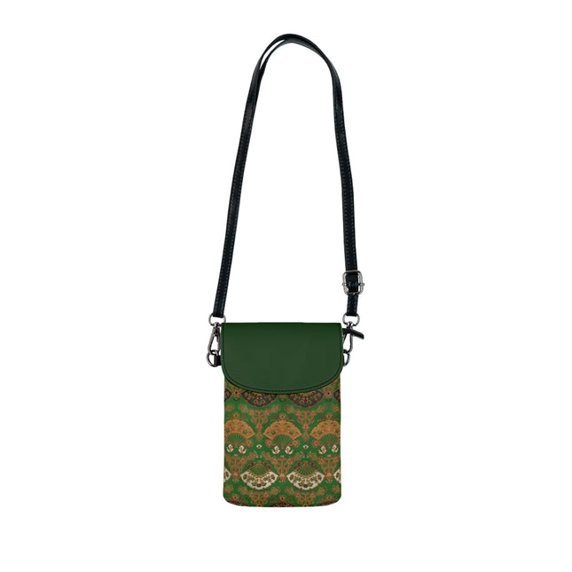 Japanese Fan Pattern by G.A. Audsley Small Cell Phone Wallet