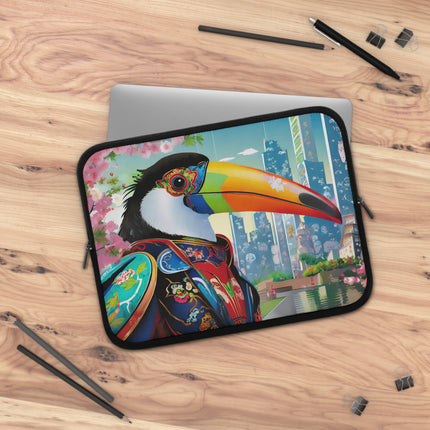 Cyber Toucan Chic Laptop Sleeve