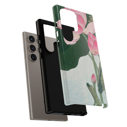 Blooming Lotus Flowers by Ohara Koson Phone Cases
