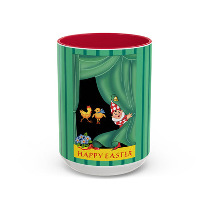 Easter Elf's Whimsy Colorful Mugs (11oz, 15oz)