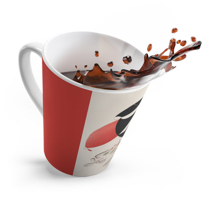 Illustrations of Japanese Toys Pl.056 by Kawasaki Kyosen Latte Mug