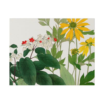 Clerodendrum and Rudbeckia by Tanigami Kônan – Japanese Botanical Harmony
