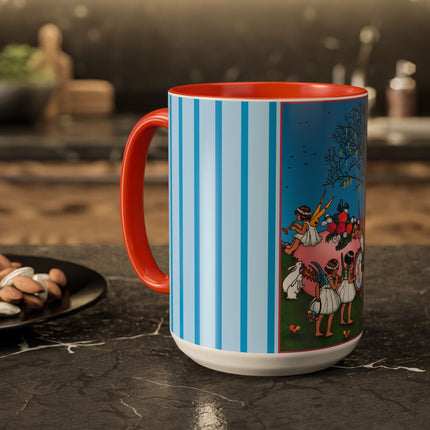 Enchanted Easter Gathering Colorful Mugs (11oz, 15oz)
