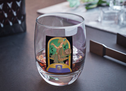 October & Opal, Tourmaline (from the Gem Series) by Sofia Chiostri Whiskey Glass