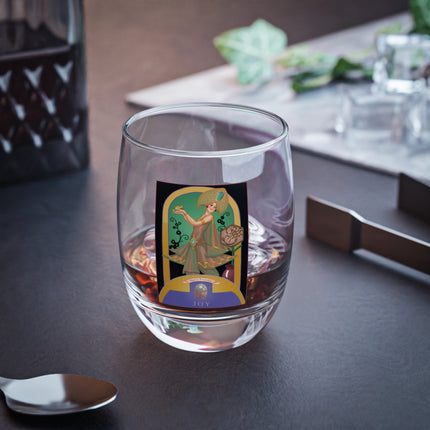 October & Opal, Tourmaline (from the Gem Series) by Sofia Chiostri Whiskey Glass