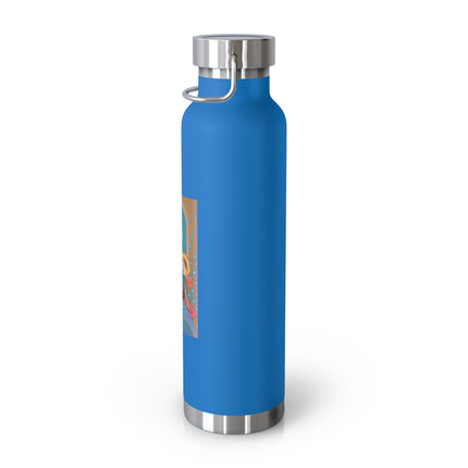April & Diamond (from the Gem Series) by Sofia Chiostri Copper Vacuum Insulated Bottle, 22oz